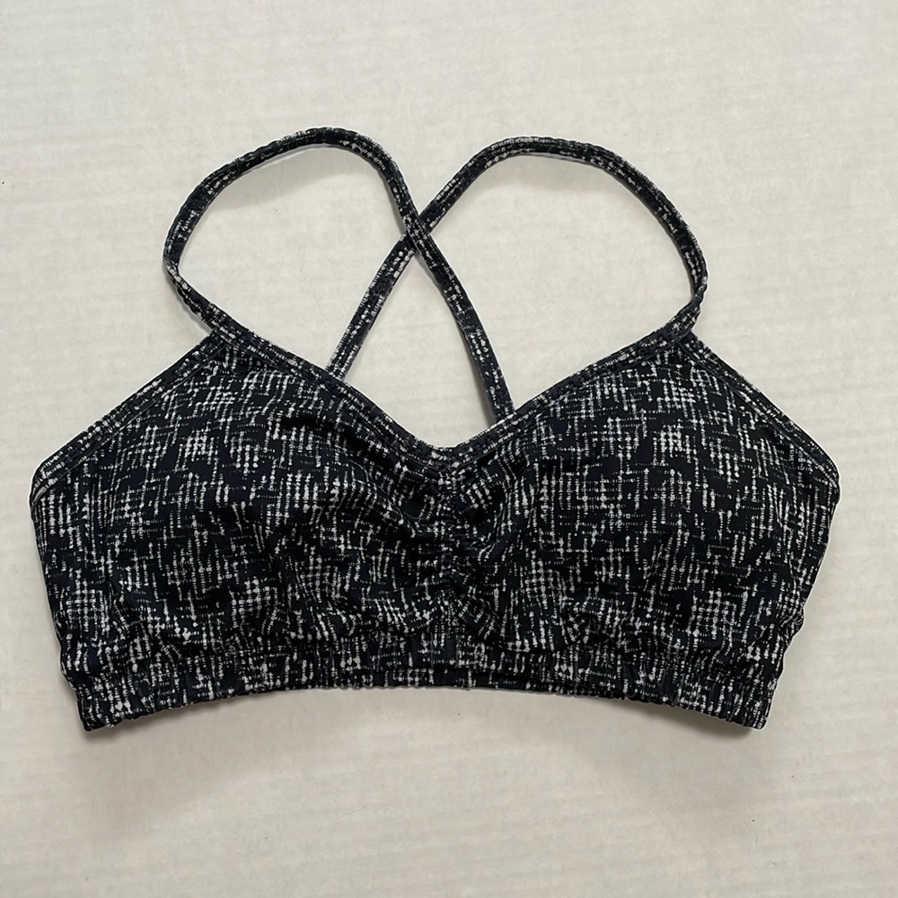 Handful ‘Adjustable Bra’ in Black/White Pattern, Size XS